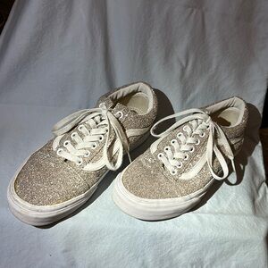 Glitter Vans with Laces